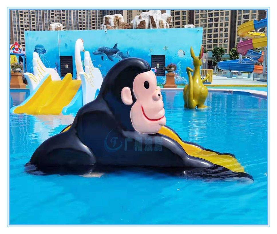 水上樂園設(shè)備，戲水小品，猴子滑梯