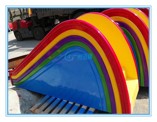 水上樂(lè)園設(shè)備-彩虹橋滑梯